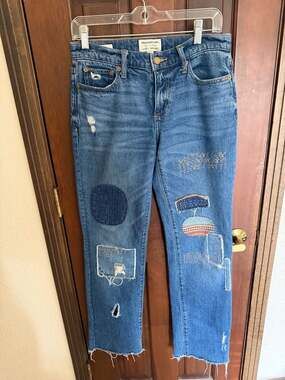 Lucky Brand x Yellowstone Teeter Wash Patchwork Easy Rider Straight Leg Jeans
